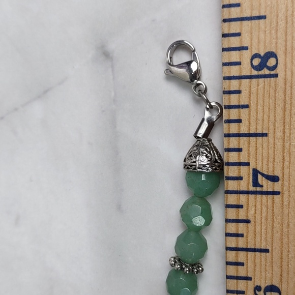 Artisan Crafted Aventurine Gemstone Necklace/Bracelet/Earrings Set - Picture 6 of 9